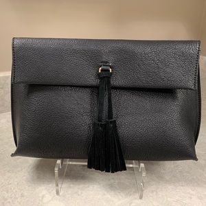 Anthropologie Black Clutch/Crossbody Bag